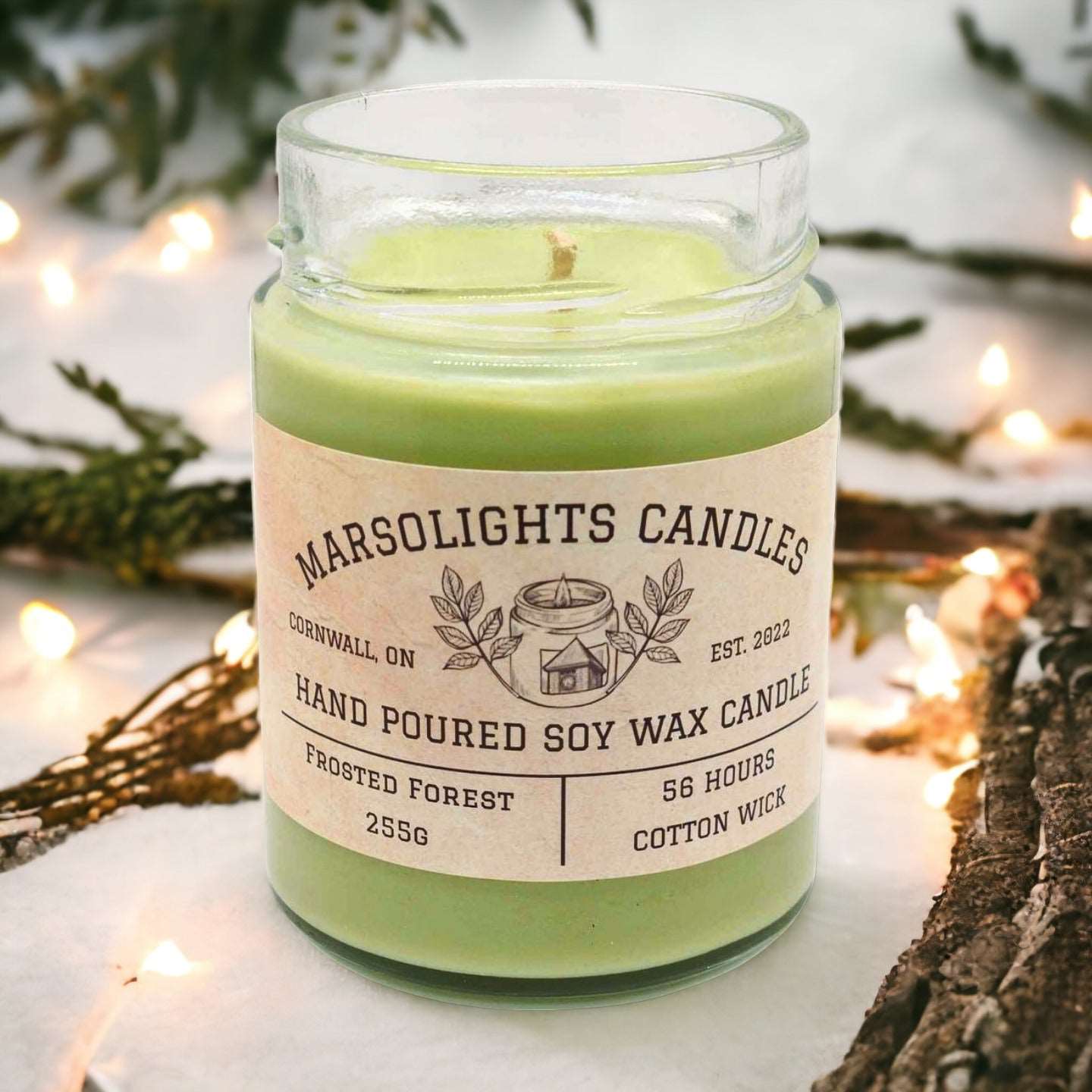  Kaileycandles  Frostest Forest - Organic Scented