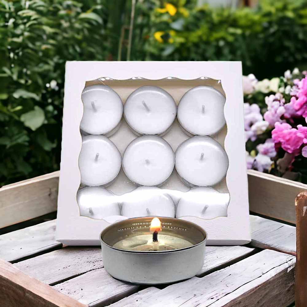 Construisez une boîte - Bougies chauffe-plat printanières (paquet de 9)
