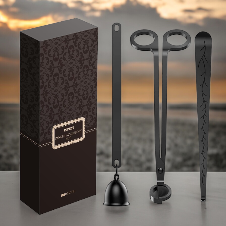 Ensemble d'accessoires pour bougies - 3 pièces