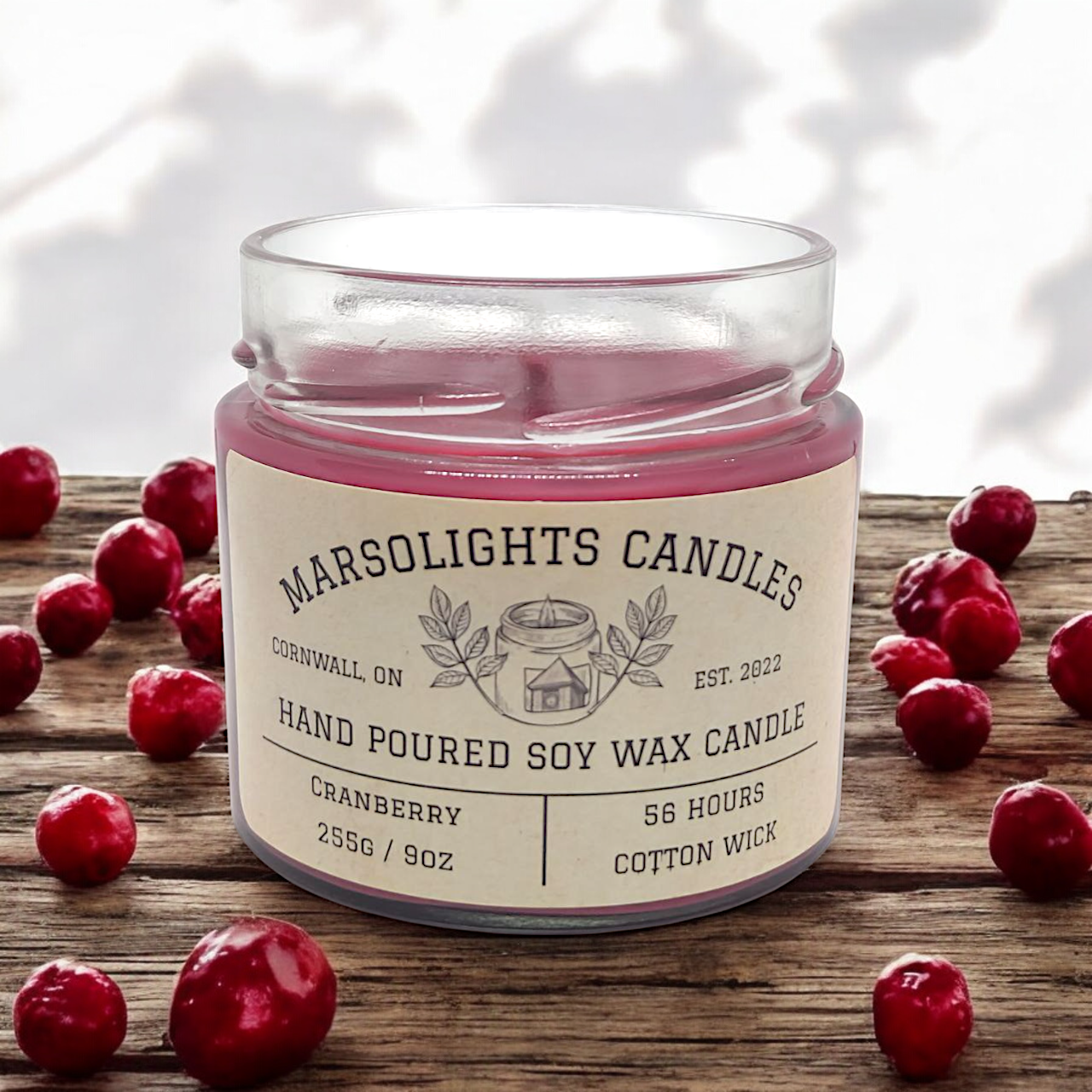 Cranberry - Soy Candle