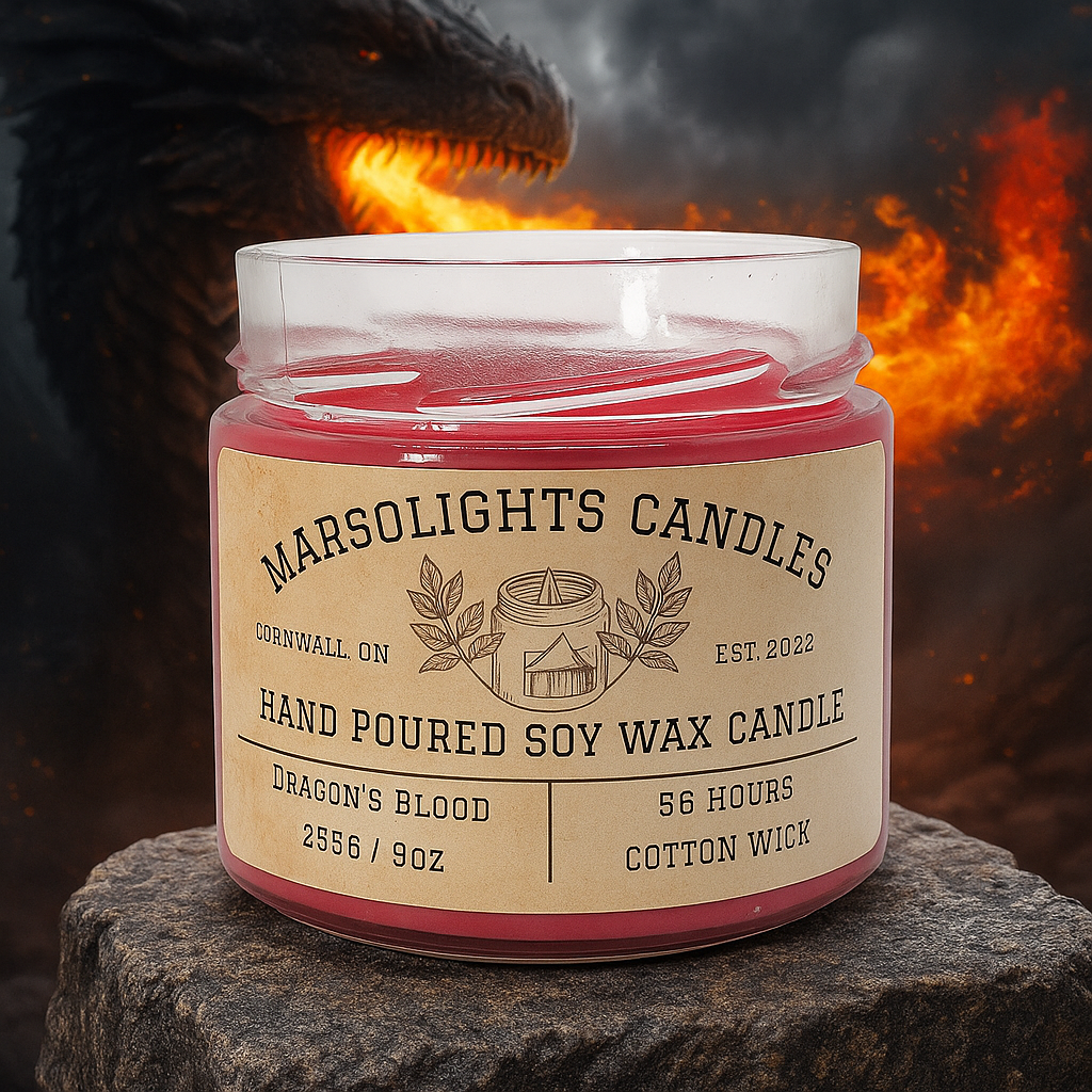 Bougie de soja Dragons Blood