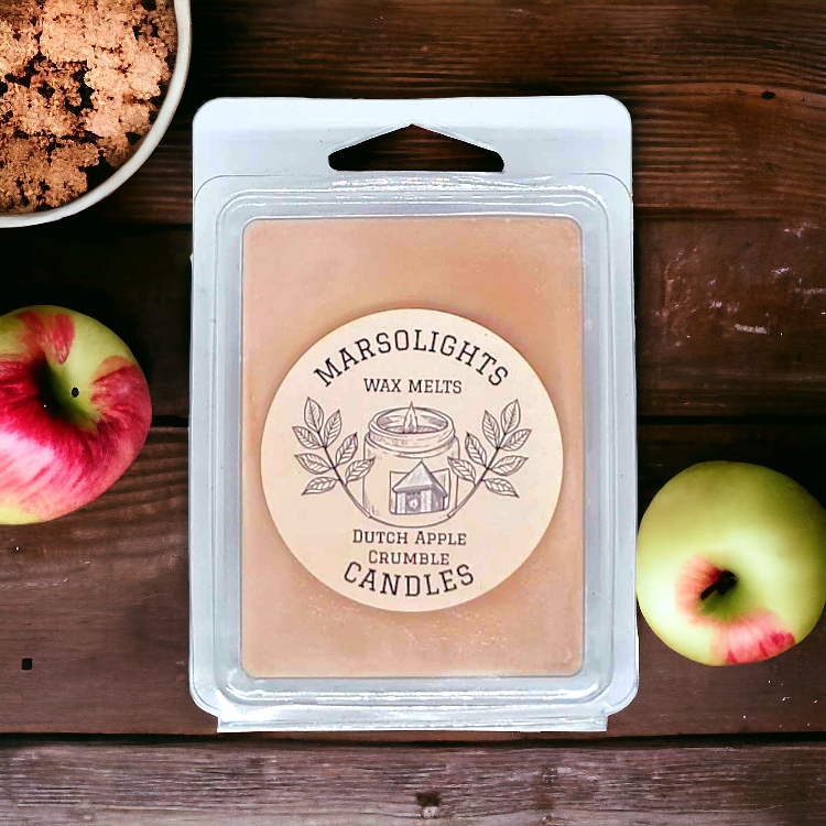 Crumble aux pommes hollandais - Fondant de cire