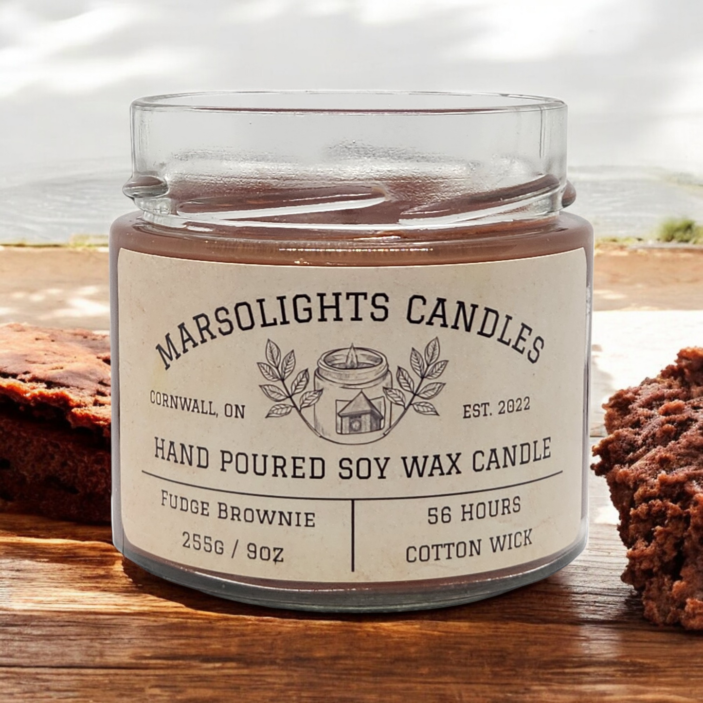 Brownie au fudge - Bougie au soja