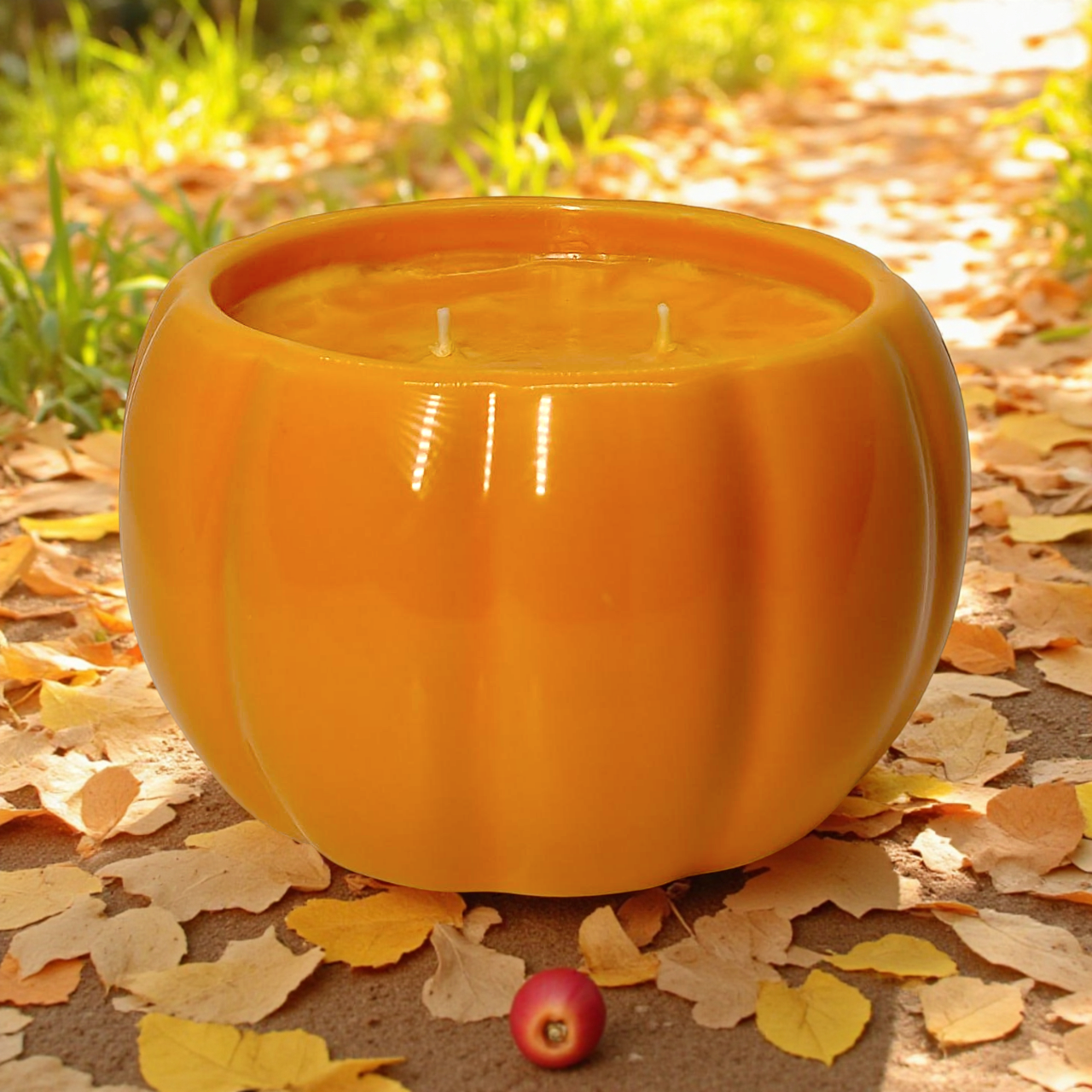 Luxury Pumpkin Jar Soy Candle – 14 oz / 395 g