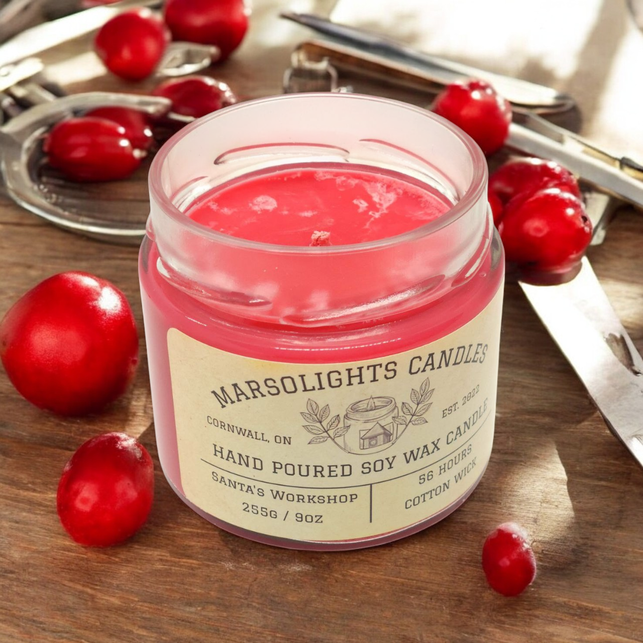 Atelier du Père Noël - Bougie de soja