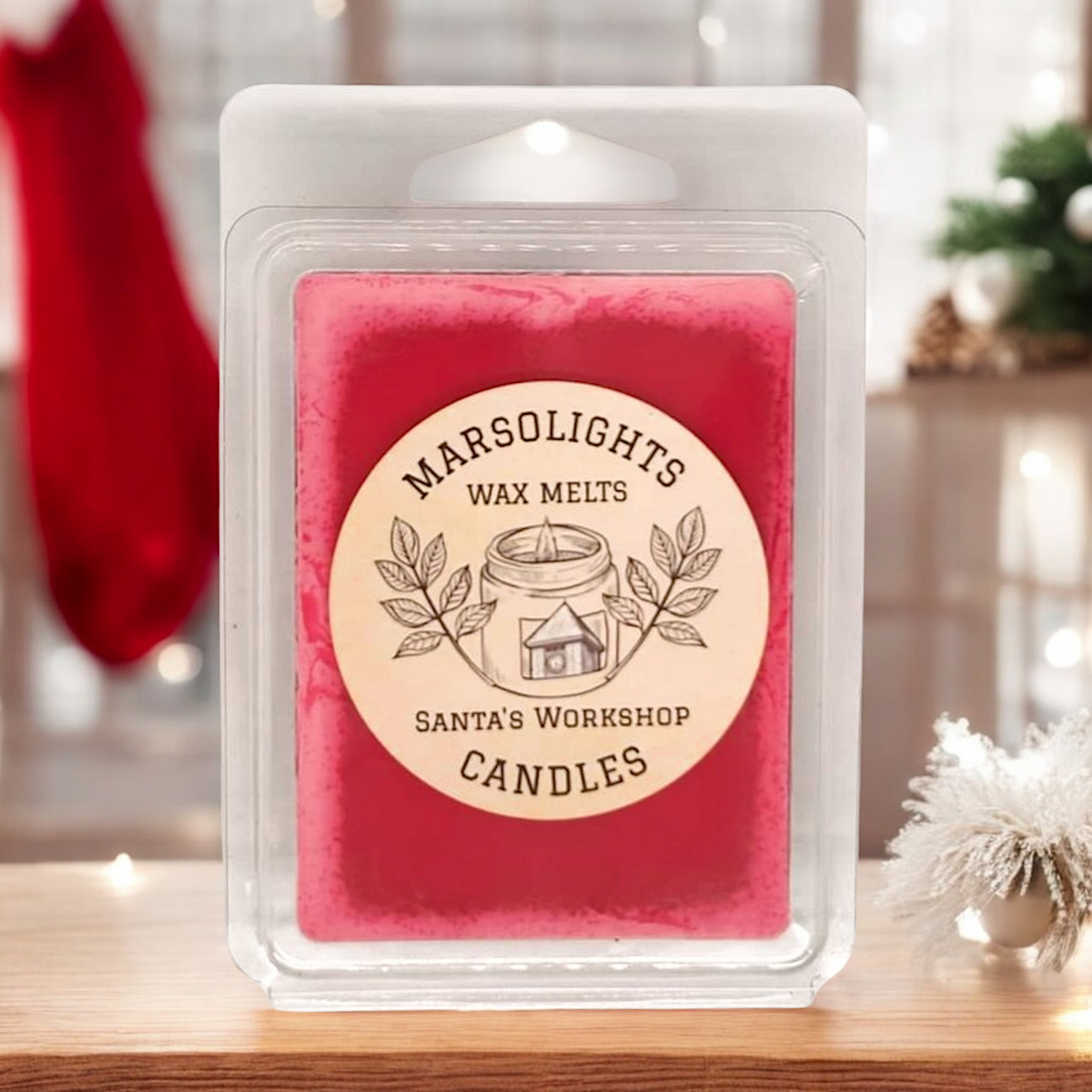 L'Atelier du Père Noël Chêne Cerisier - Cire parfumée à fondre