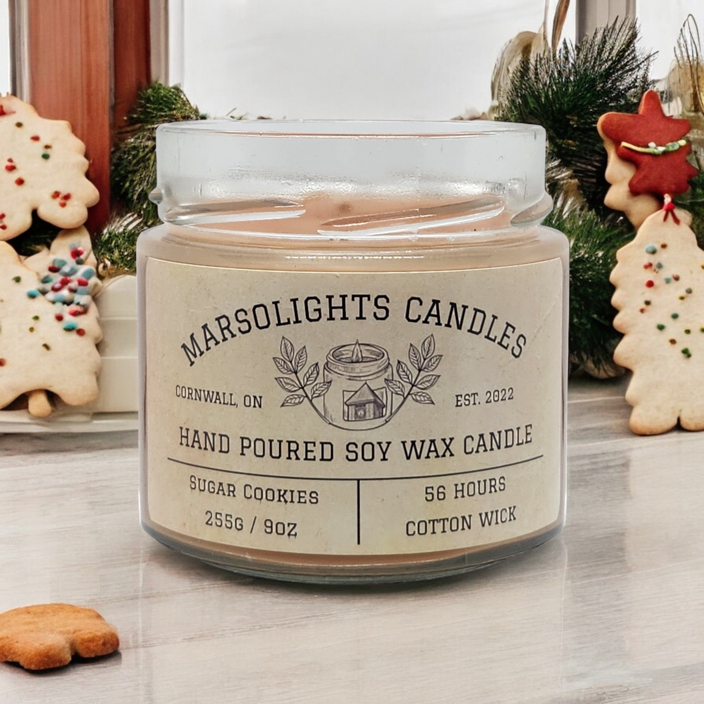 Biscuit au sucre - Bougie de soja