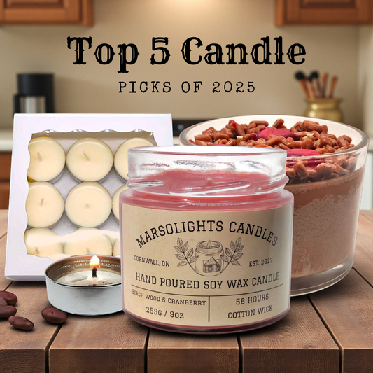 Top 5 Candles to try in 2025