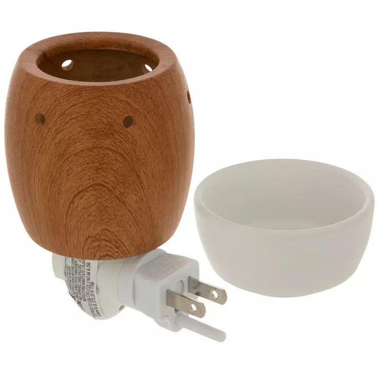 Walnut Pluggable Wax Warmer