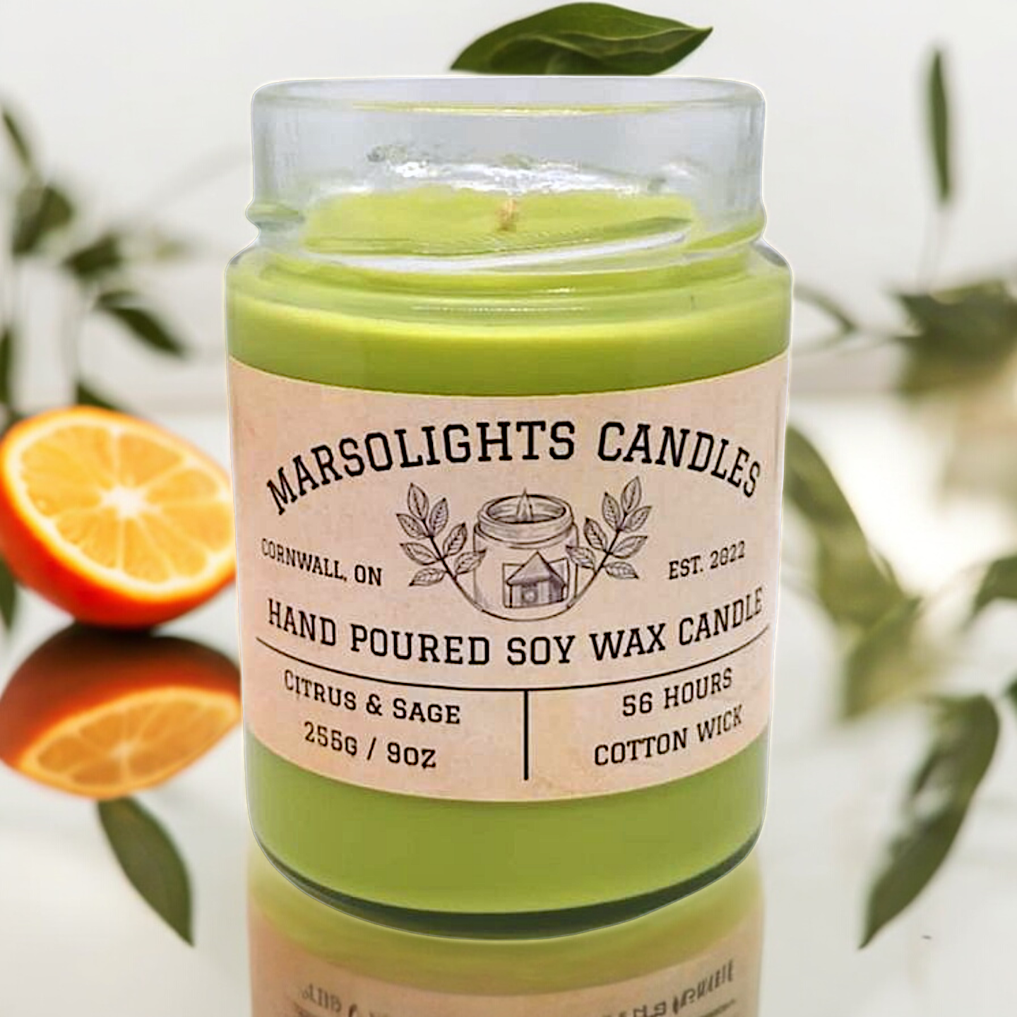 Citrus & Sage - Soy Candle