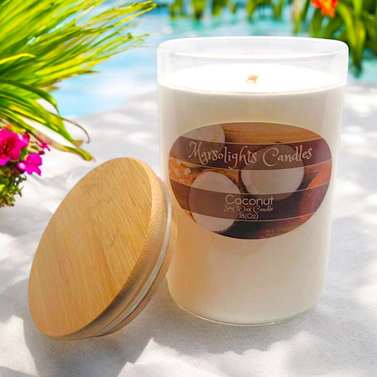 18 oz - Coconut - Soy Candle