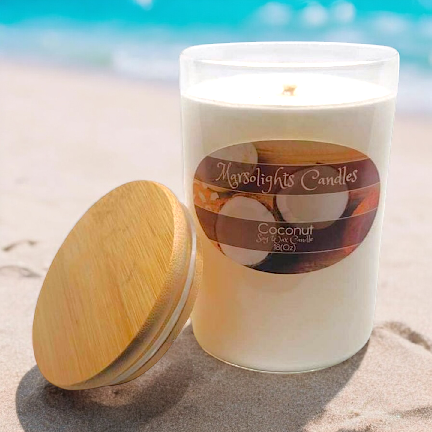 18 oz - Coconut - Soy Candle