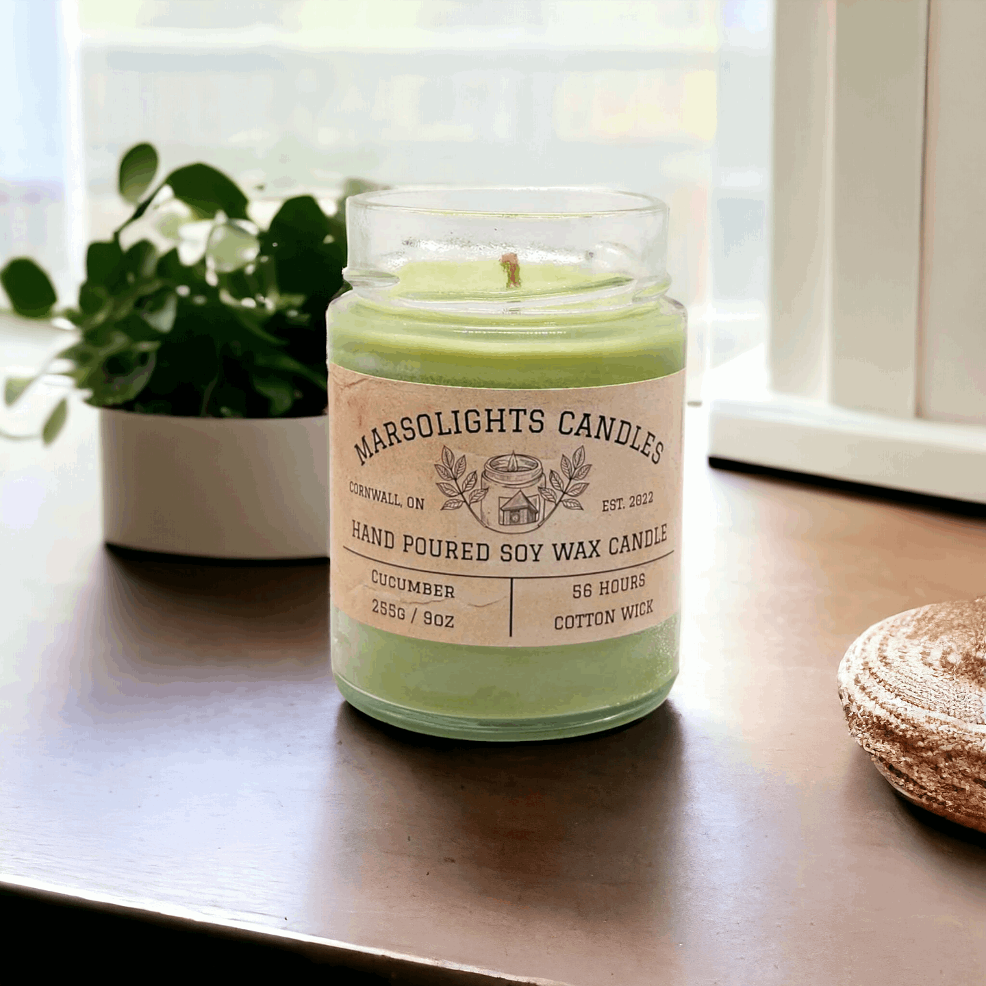 Cucumber -  Soy Wax Candle