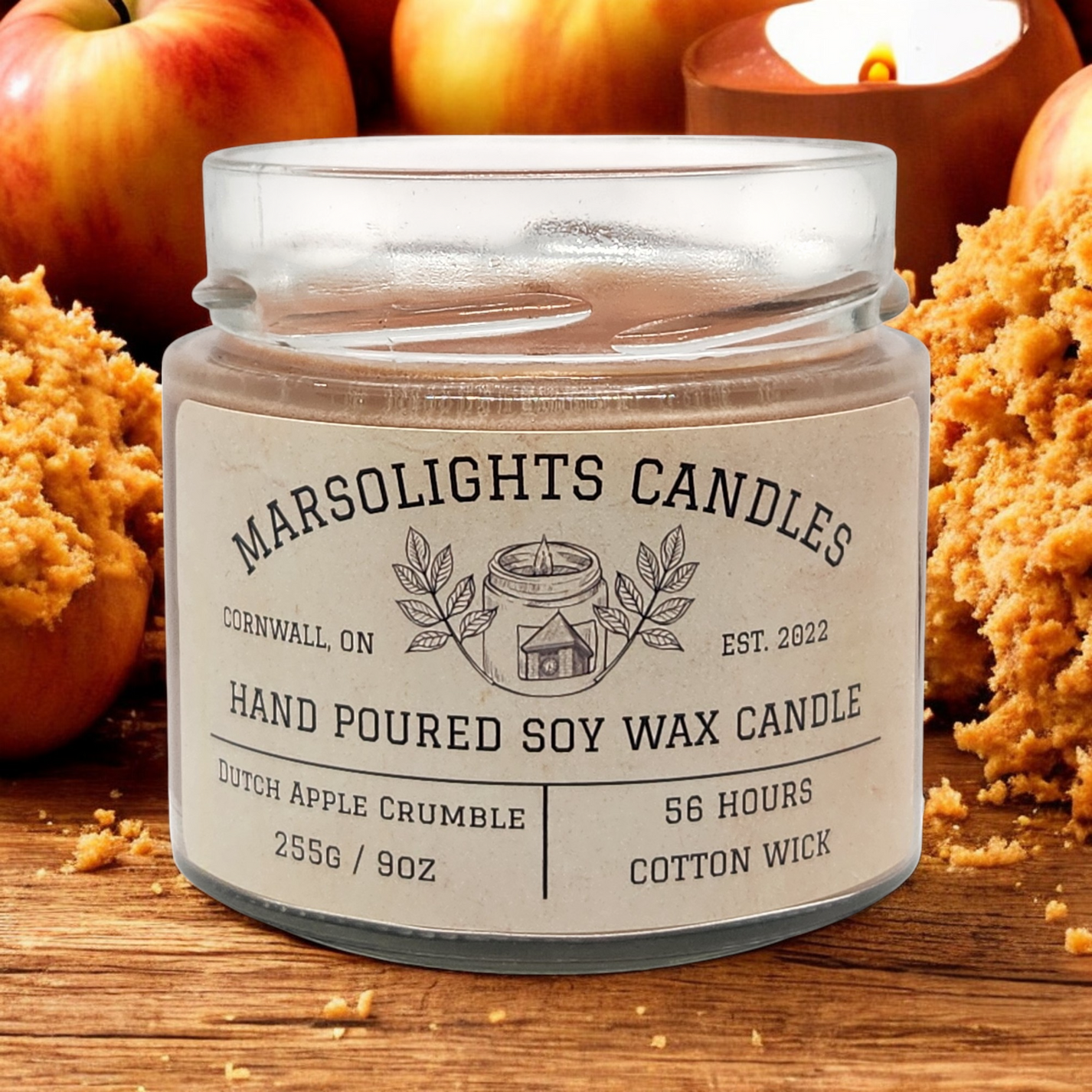Dutch Apple Crumble Soy Candle