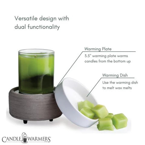 Grey 2-in-1 Wax Warmer