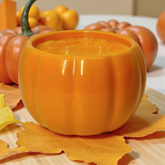 Luxury Pumpkin Jar Soy Candle – 14 oz / 395 g