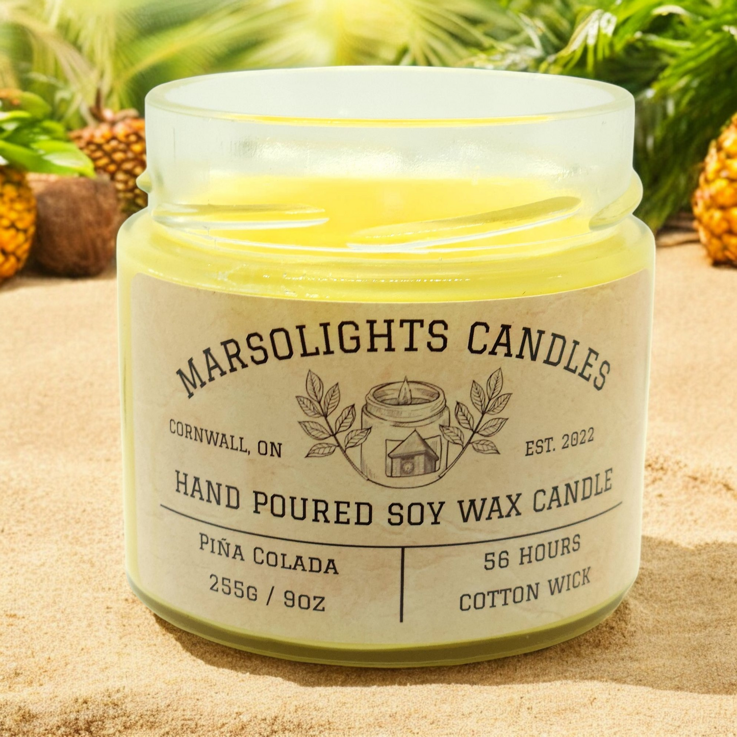 Piña Colada - Soy Candle