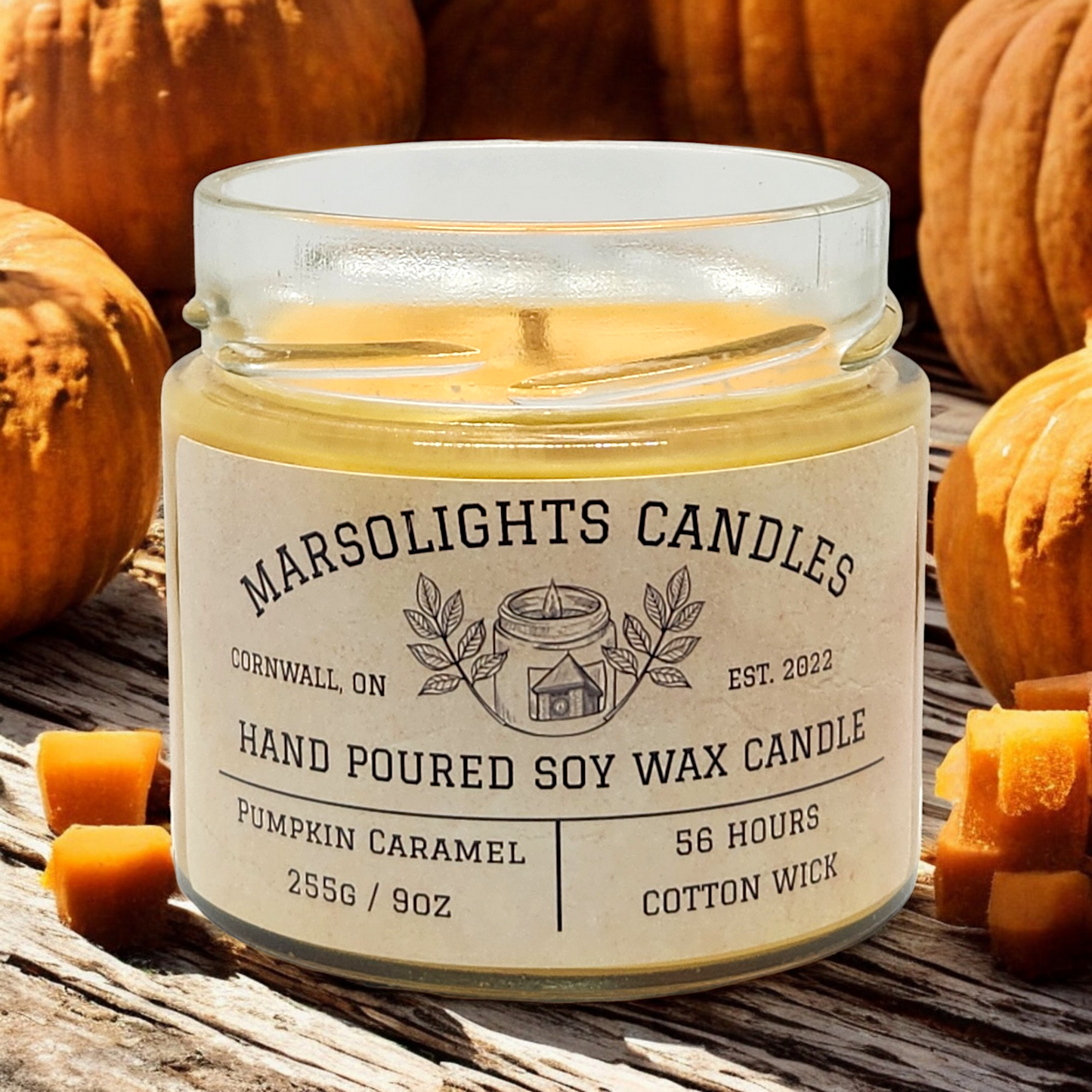 Pumpkin Caramel - Soy Candle