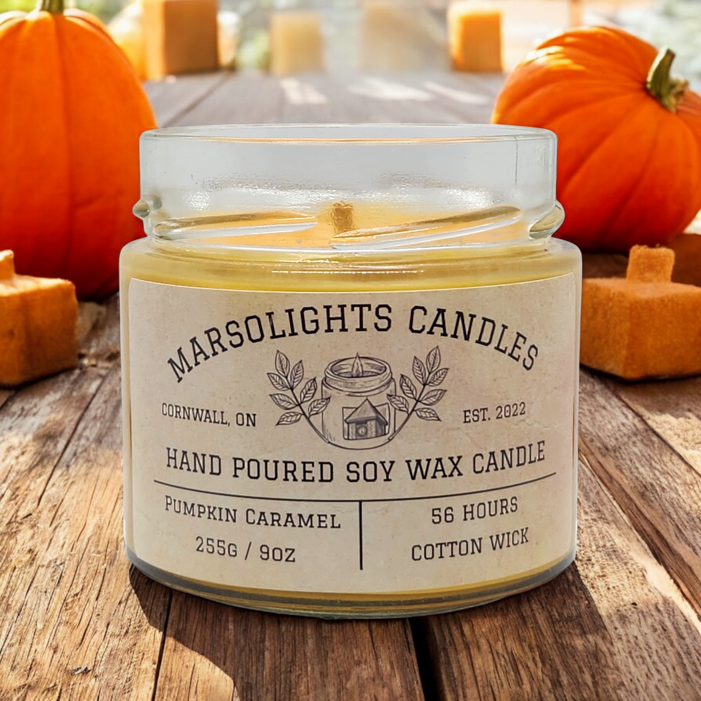 Pumpkin Caramel - Soy Candle