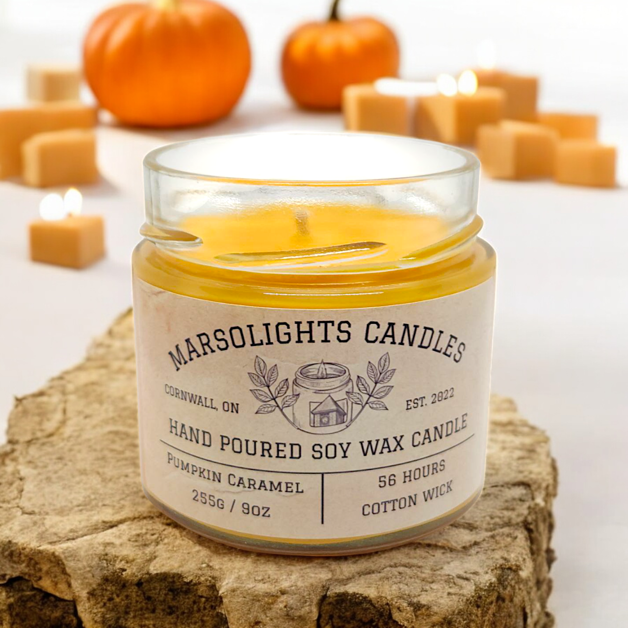 Pumpkin Caramel - Soy Candle