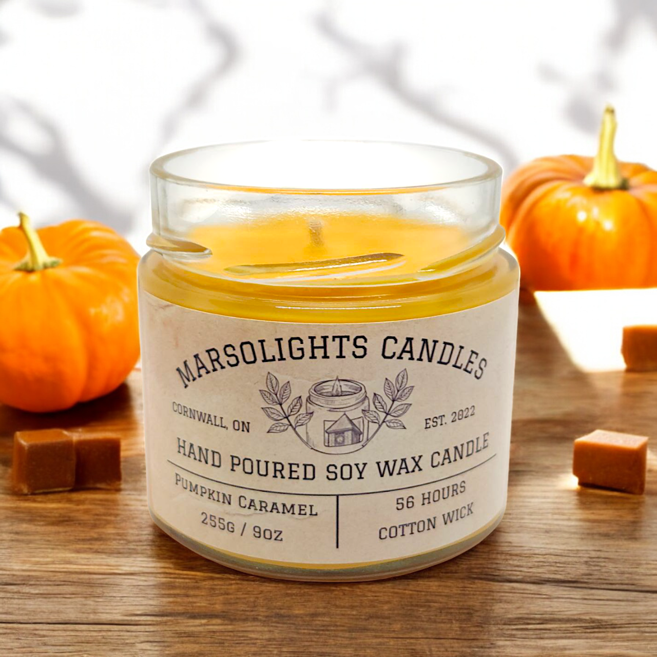 Pumpkin Caramel - Soy Candle