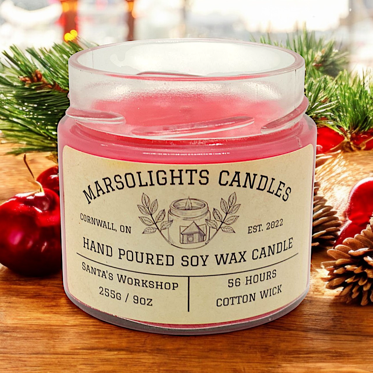 Santa's Workshop Soy Candle