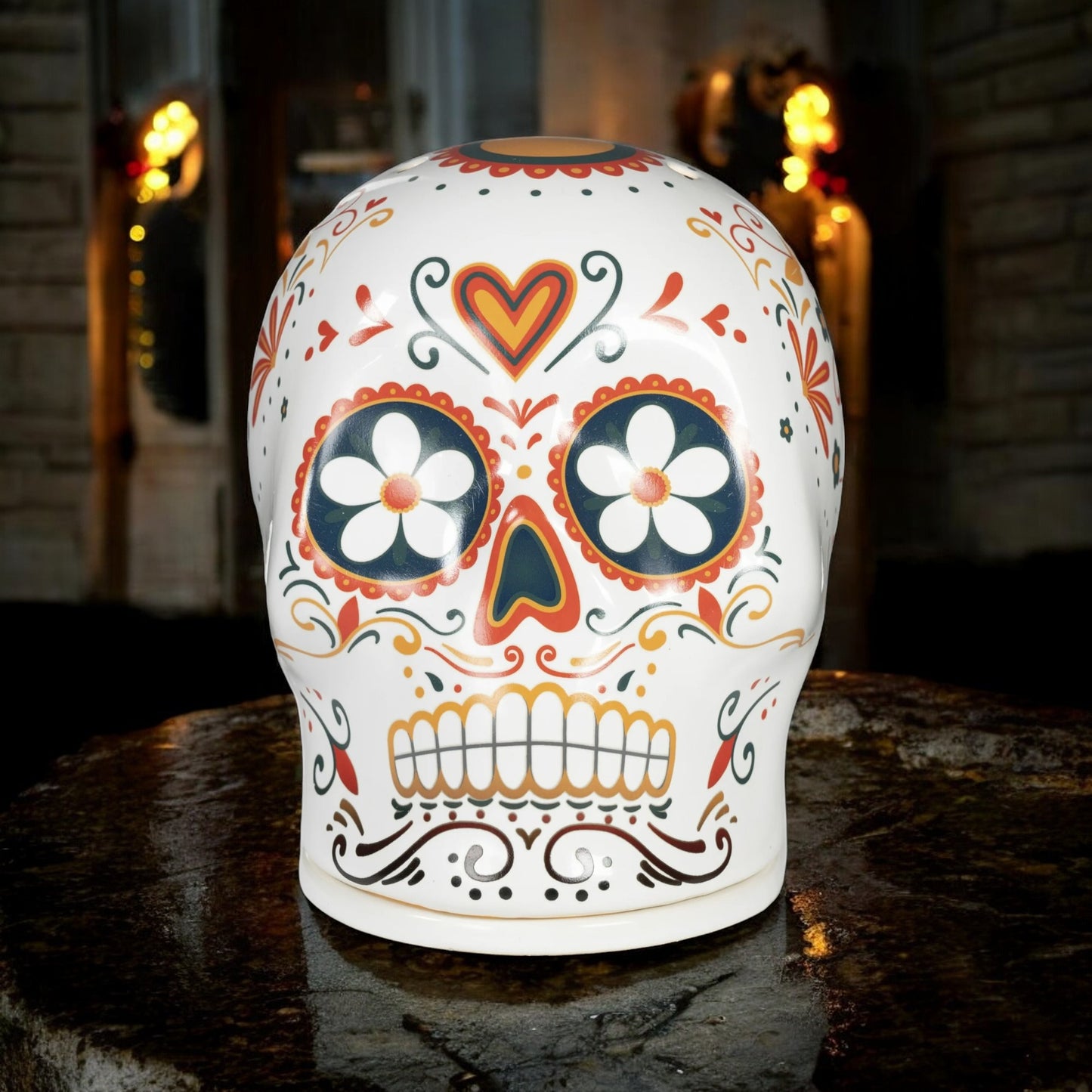 Día de los Muertos - Day of the Dead Skull Warmer