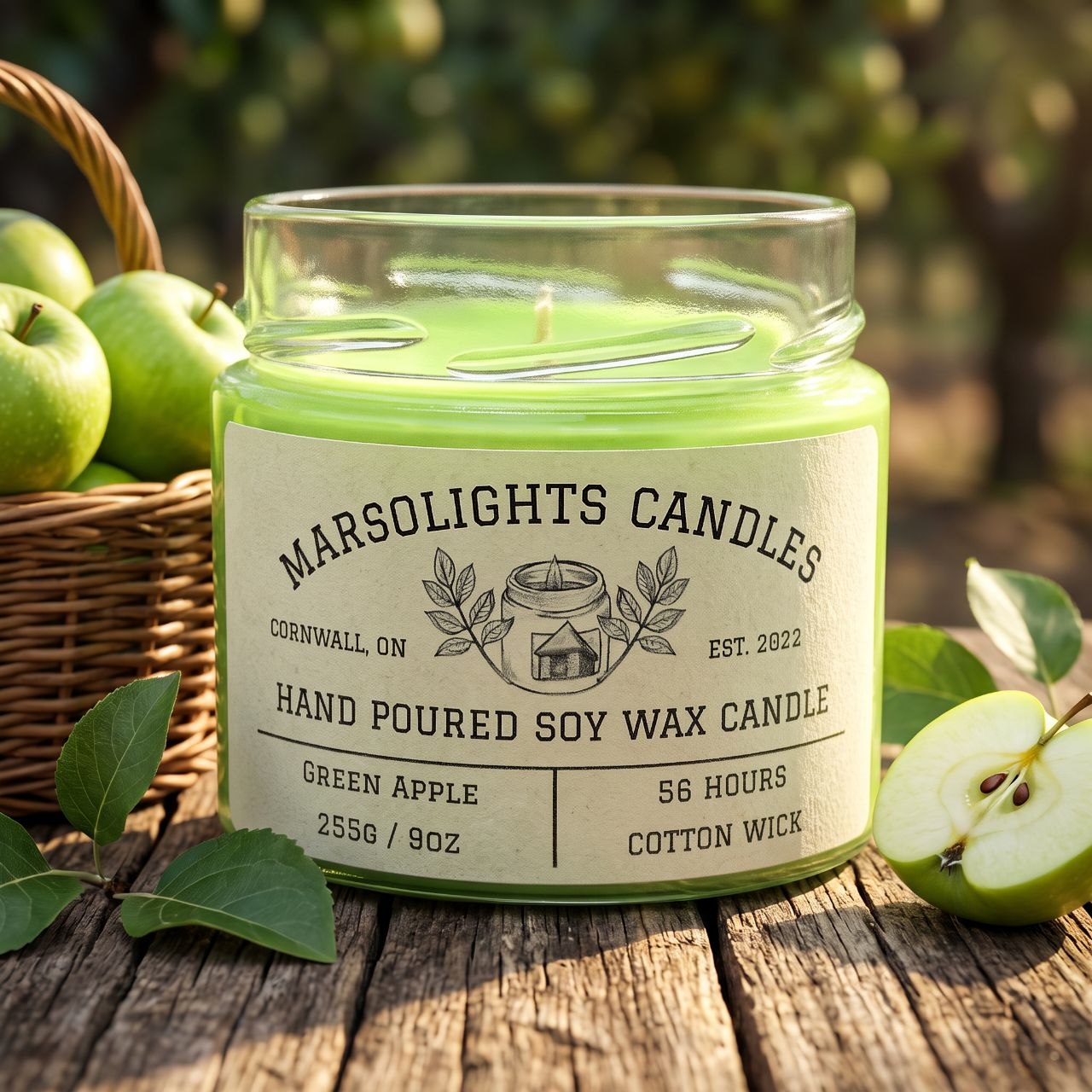Green Apple - Soy Candle